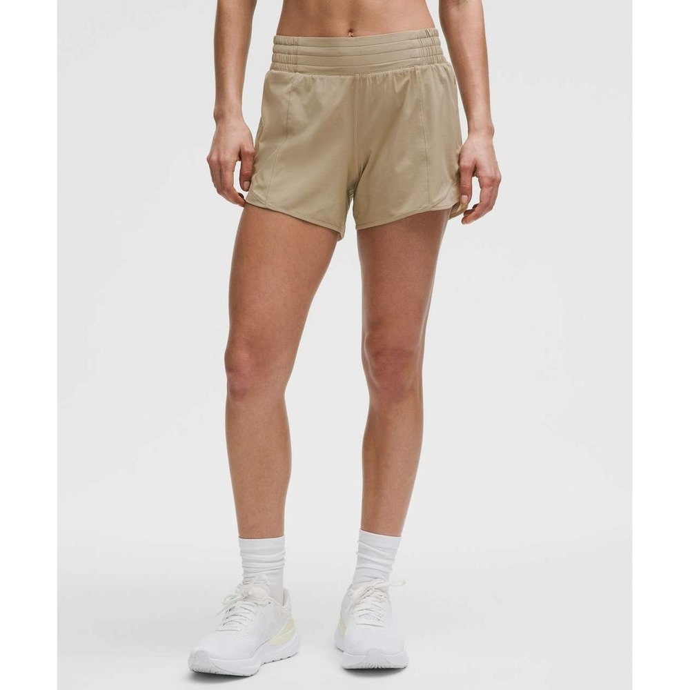 Lululemon Hotty Hot High-Rise Lined Short 4" Sheer Oak - Picture 2 of 6